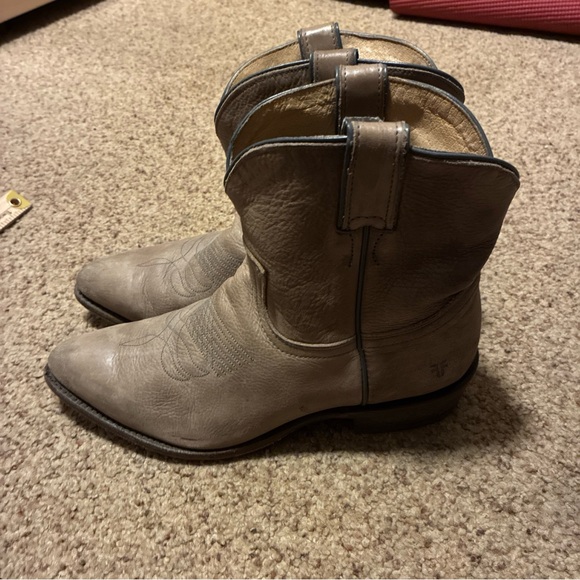 Frye gray Leather Ankle Booties - Picture 3 of 11